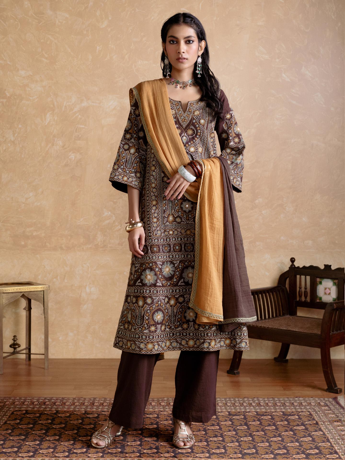 Ritu Kumar インド チュニックドレス Shop Designer Dresses, Suits, Sarees & More