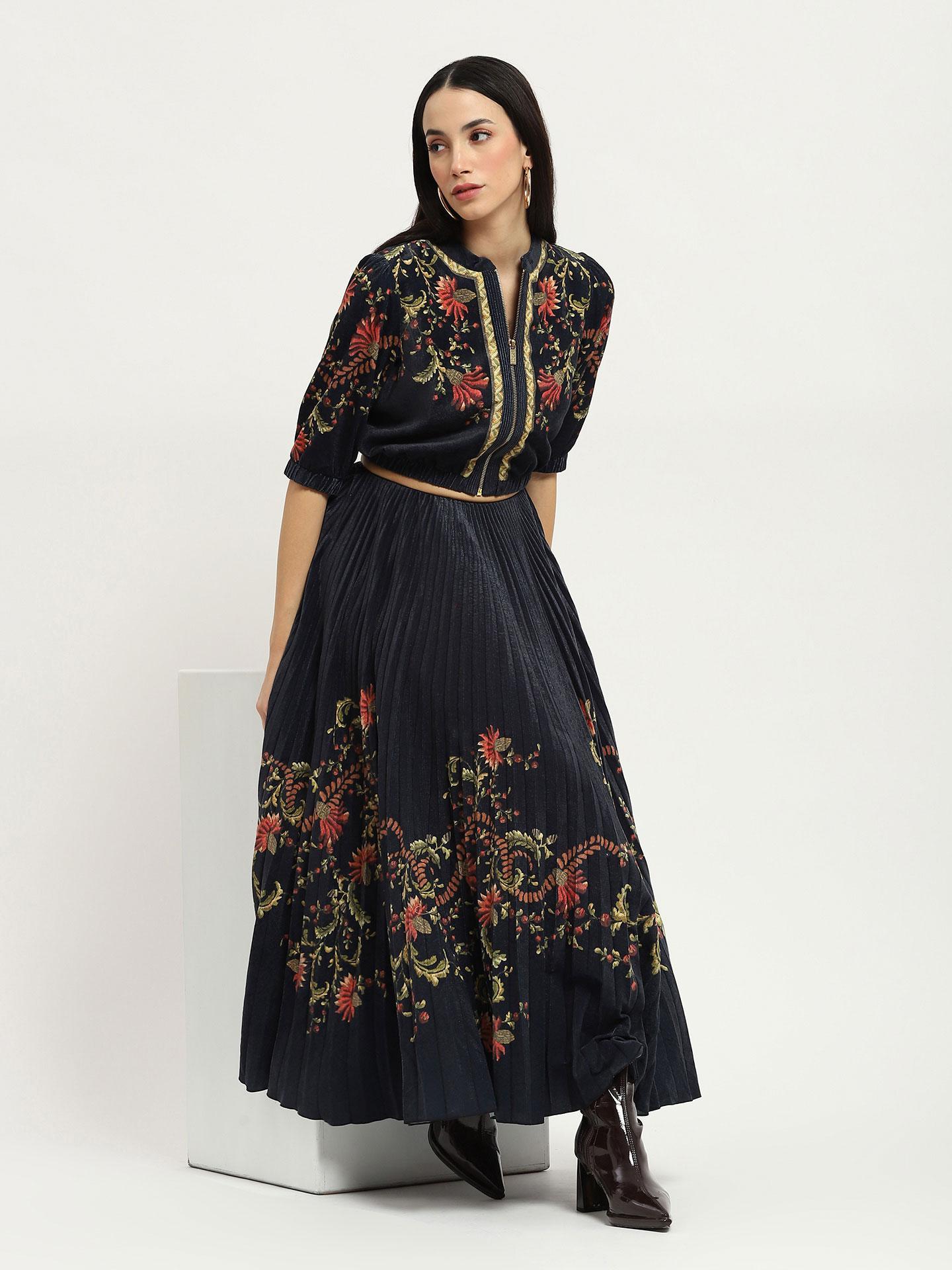 タグ付き未使用品　刺繍華やか　RITUKUMAR リトゥクマール　インド　緑 Rukmini Suit Set