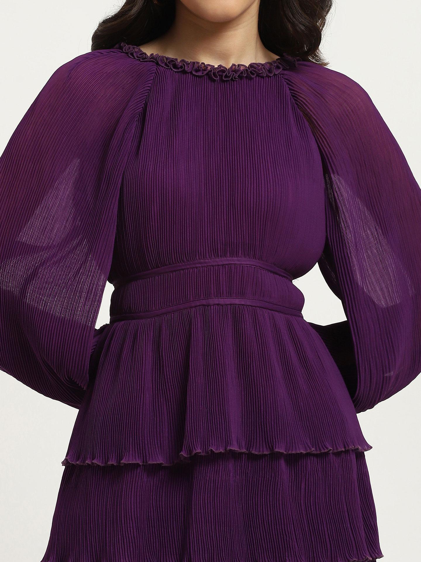 Purple Tracy Skater Dress