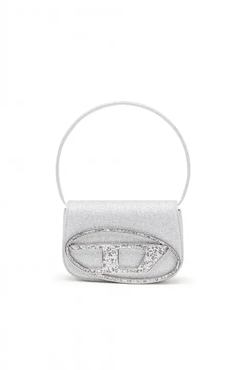 1DR Shoulder Bag Iconic shoulder bag in glitter fabric