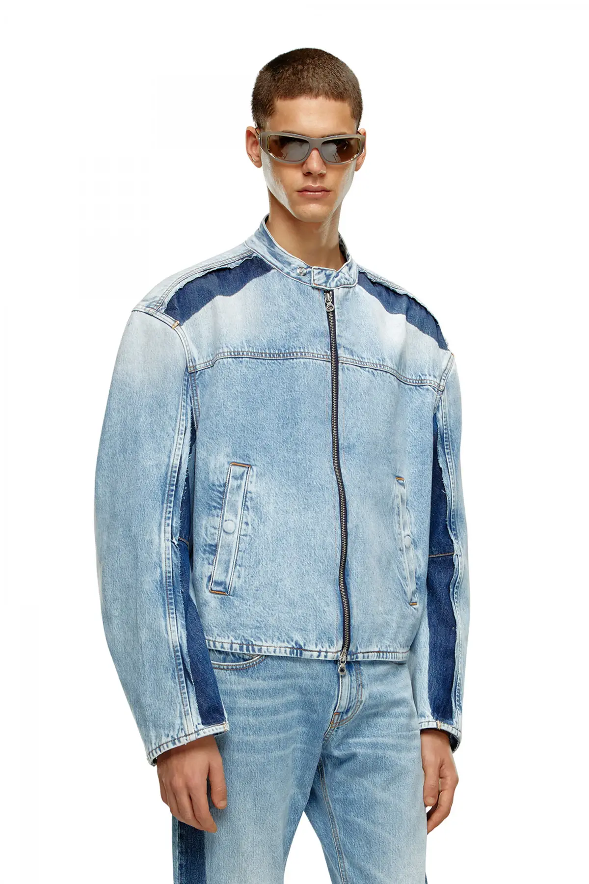 DIESEL Cropped Zip あずけ MA-1