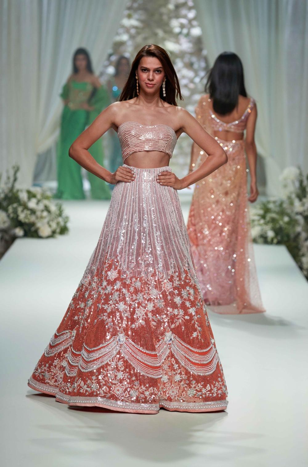 Malhotra Bridal Lehenga Indo Western Gowns By Manish Malhotra