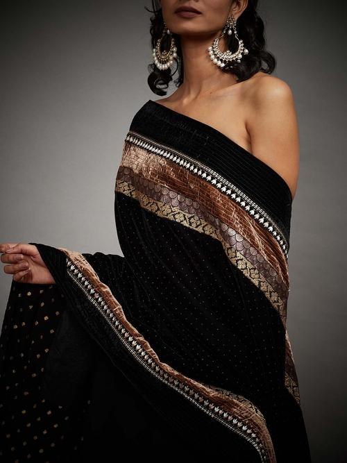 Parag Embellished Velvet Shawl