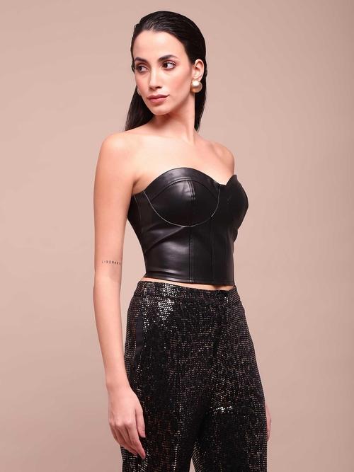 and mary ナビコルセットトップス andmary navi corset tops black