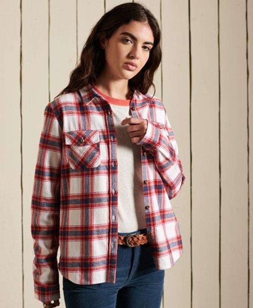 superdry lumberjack hoodie womens