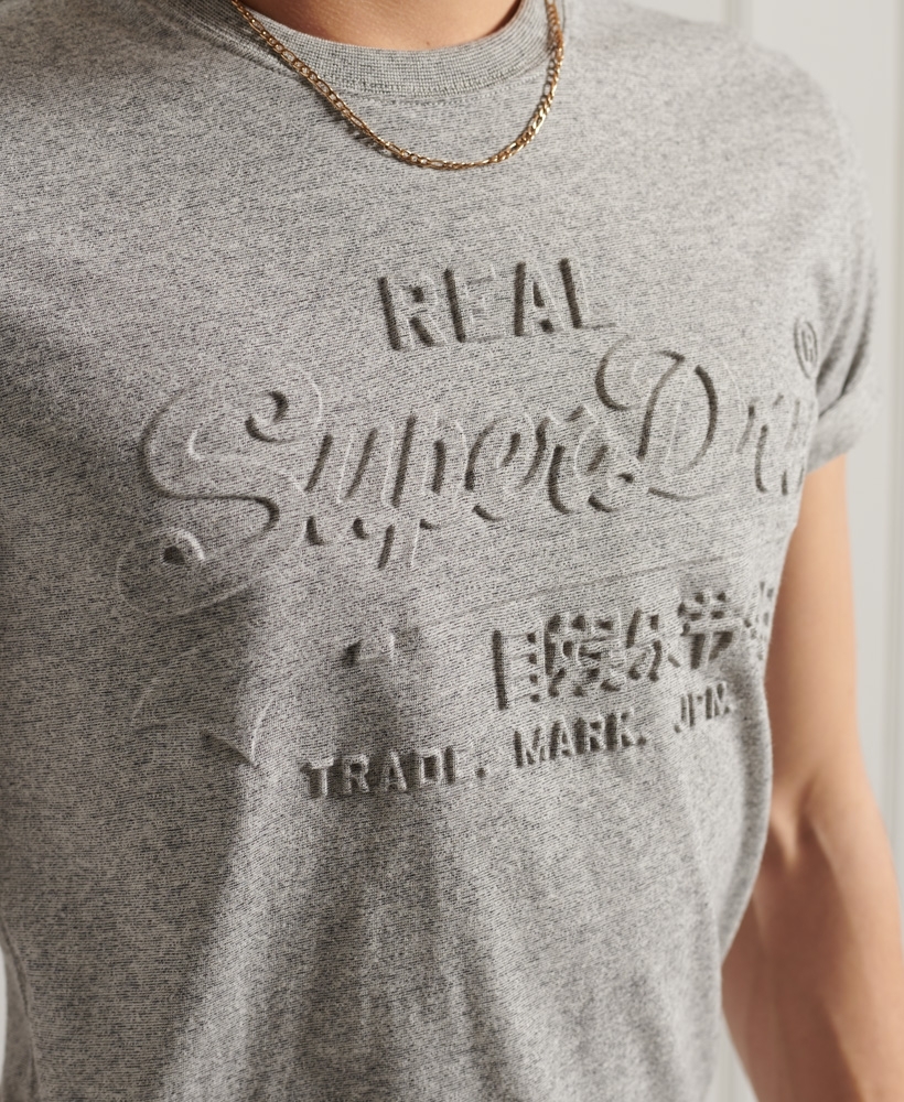 Superdry Men's VL Halftone Emboss T-Shirt