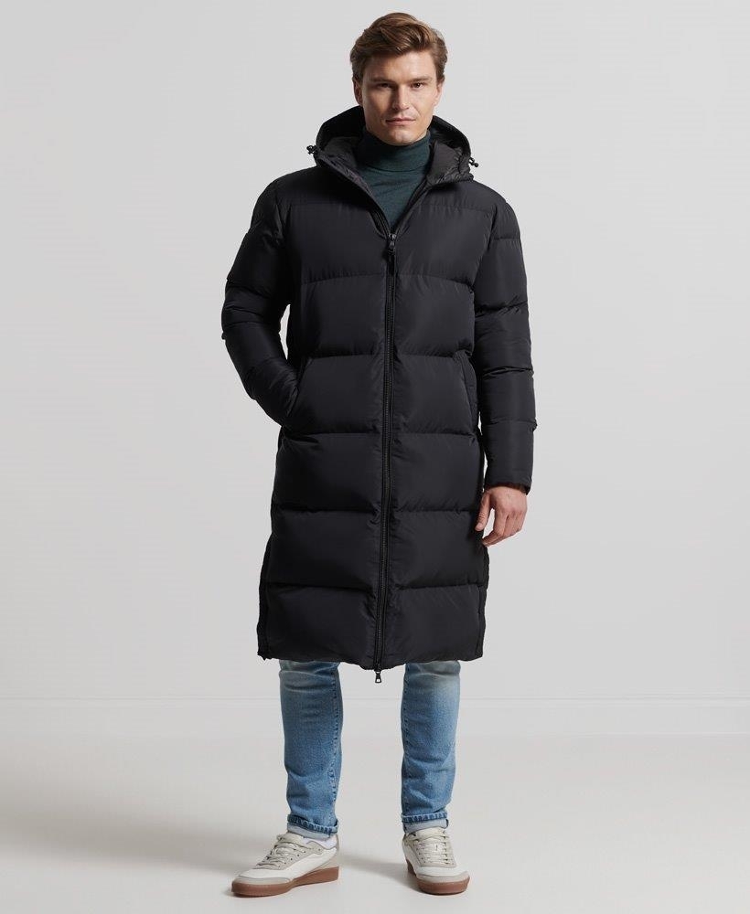 mens long duvet jacket