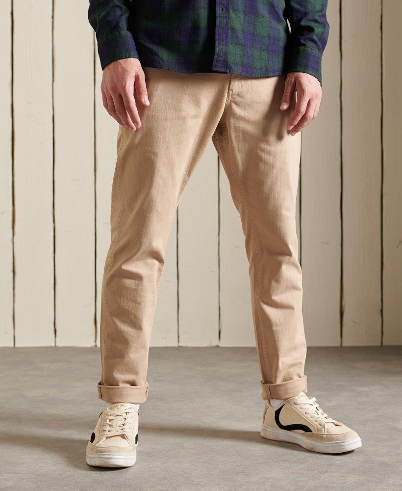 Buy Andamen Khaki Trousers  Slim Fit for Men Online  Tata CLiQ Luxury