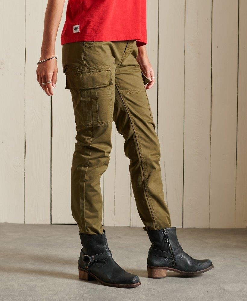 Mens Skinny Cargo Trousers With Nylon Pockets  Boohoo UK