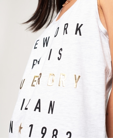 CITY LETTERS FOIL VEST