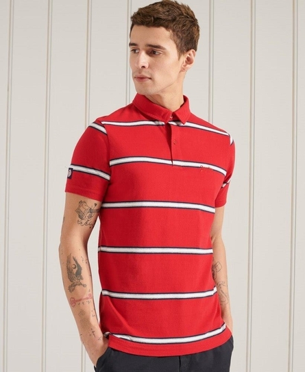 ACADEMY STRIPE POLO