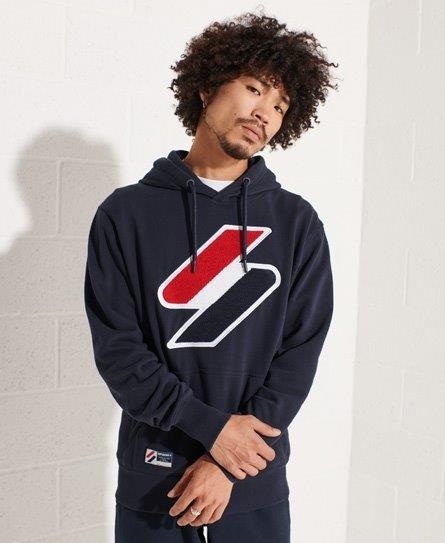 SUPERDRY CODE LOGO CHE HOOD