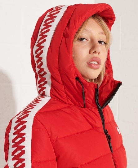 HOODED SPIRIT TAPED PUFFER