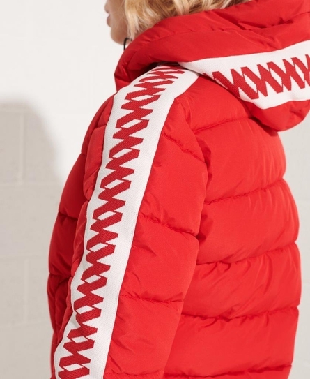 HOODED SPIRIT TAPED PUFFER