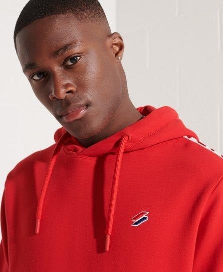 SUPERDRY CODE LOGO TAPE HOOD