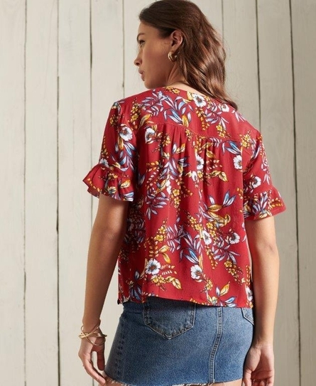 SS TEXTURED LACE TOP