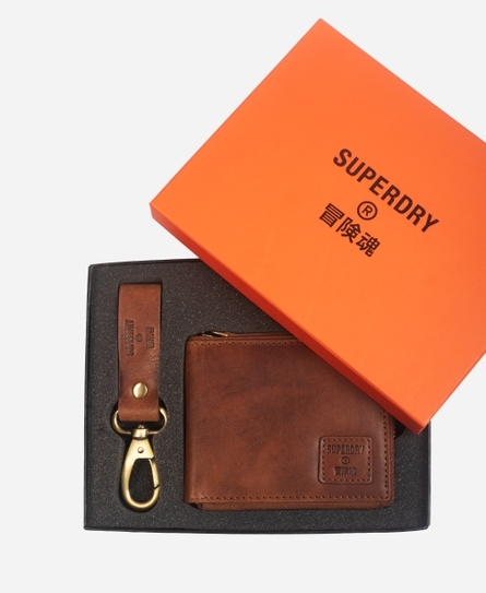 Superdry Benson Zip-Around Wallet Gift Set