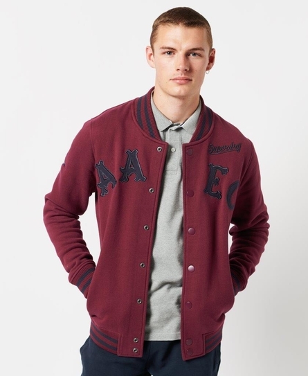 COLLEGIATE JERSEY BOMBER