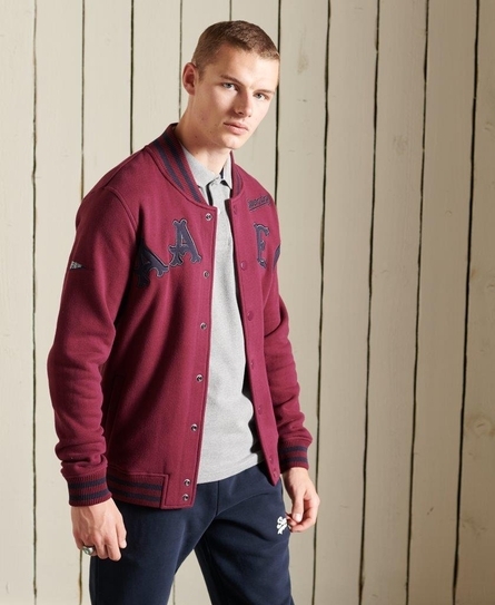 COLLEGIATE JERSEY BOMBER