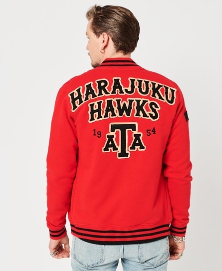 COLLEGIATE JERSEY BOMBER