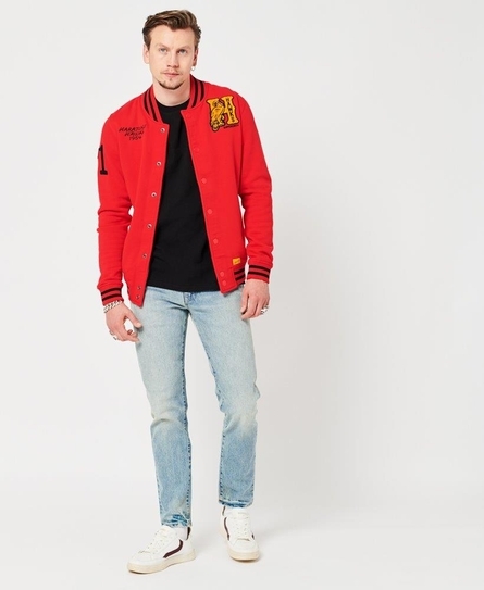 COLLEGIATE JERSEY BOMBER