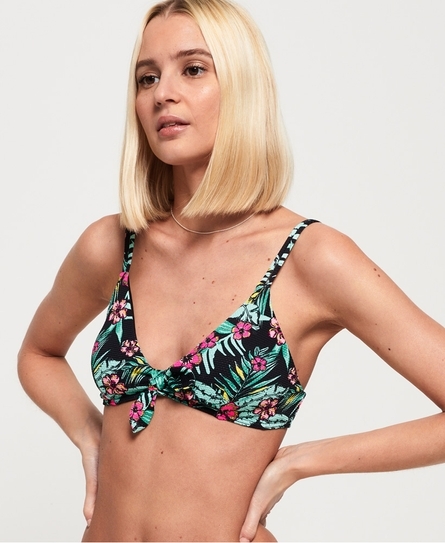 FELICITY TIE CROP BIKINI TOP