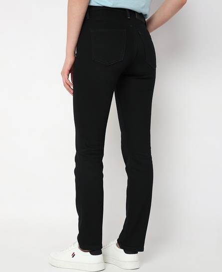 HIMAWARI WOMEN'S SLIM DARK NAVY JEANS