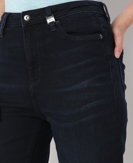 SUMIRE WOMEN'S STRAIGHT DARK BLUE JEANS
