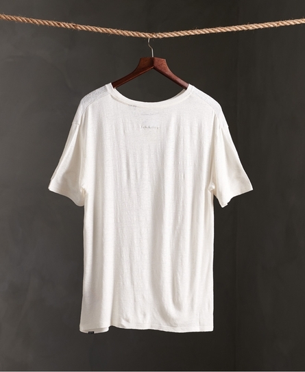 GRAPHIC LINEN TEE