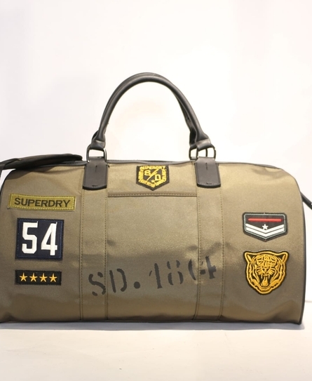 MILITARY BADGED WEEKENDER BAG