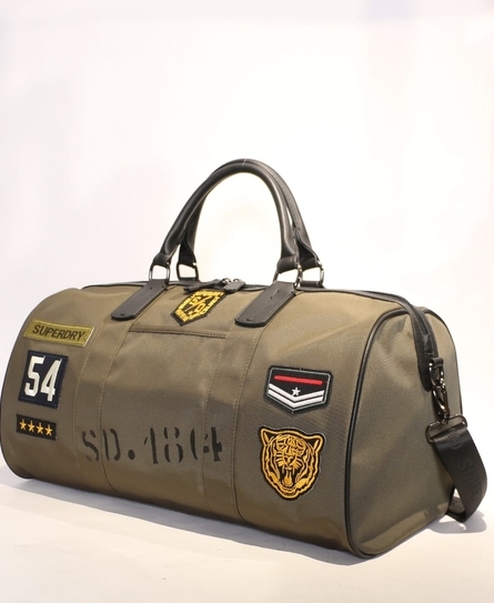 MILITARY BADGED WEEKENDER BAG