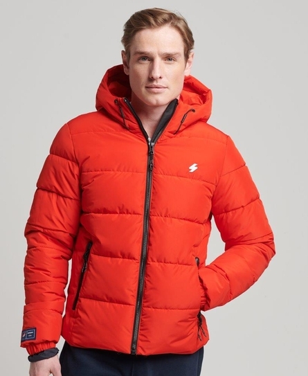 HOODED SPORTS PUFFER