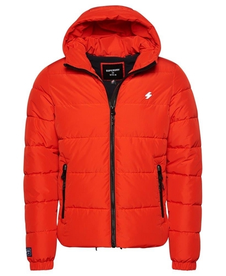 HOODED SPORTS PUFFER