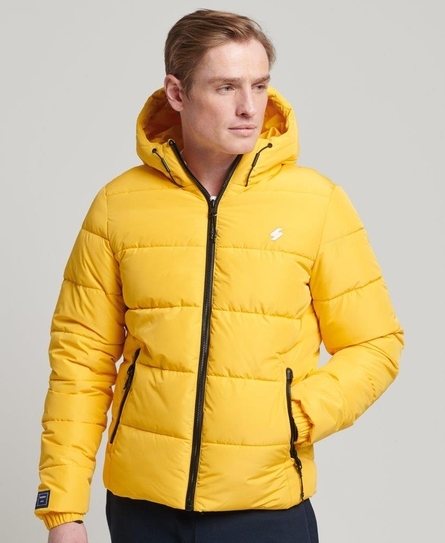 HOODED SPORTS PUFFER