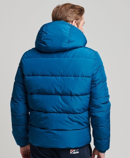 HOODED SPORTS PUFFER