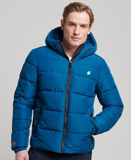 HOODED SPORTS PUFFER