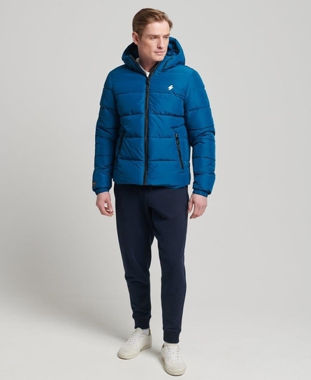 HOODED SPORTS PUFFER