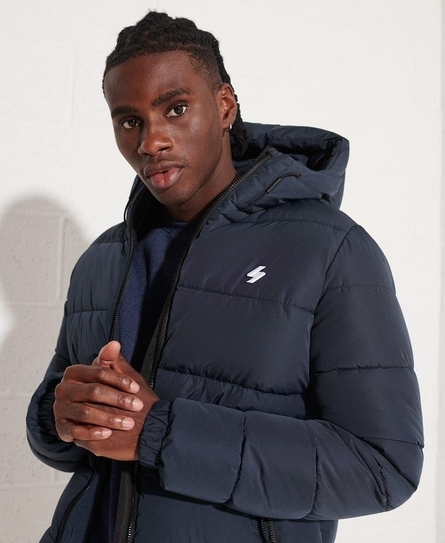 HOODED SPORTS PUFFER