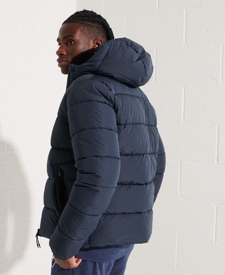 HOODED SPORTS PUFFER