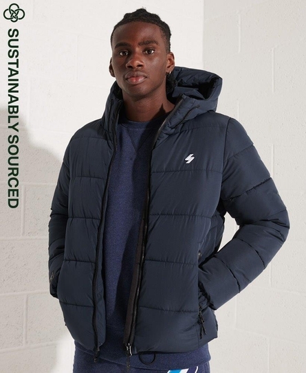 HOODED SPORTS PUFFER