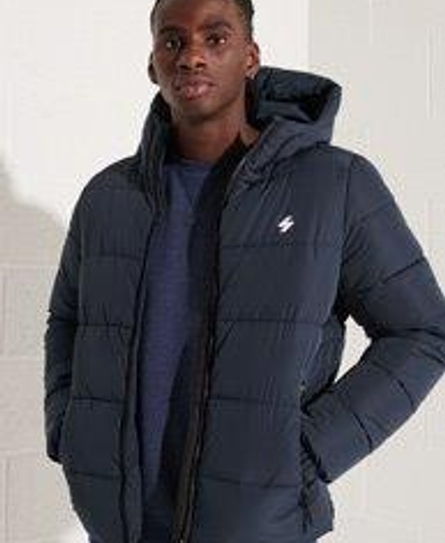 HOODED SPORTS PUFFER