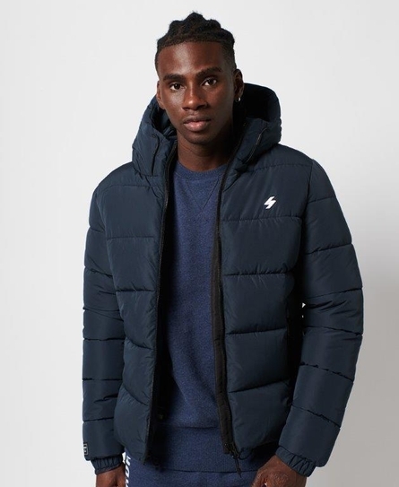 HOODED SPORTS PUFFER