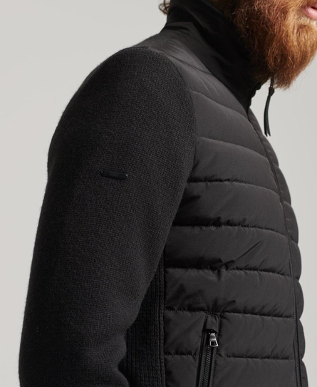 STUDIOS PADDED KNIT MIX JACKET