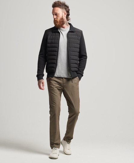 STUDIOS PADDED KNIT MIX JACKET