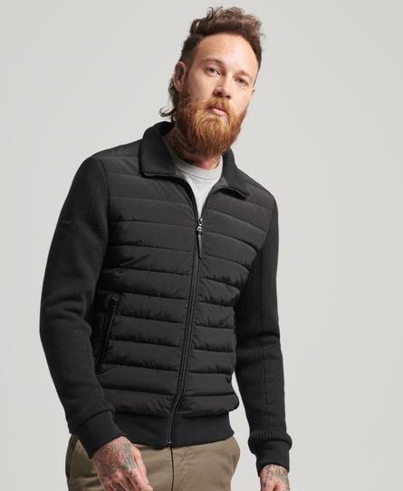 STUDIOS PADDED KNIT MIX JACKET