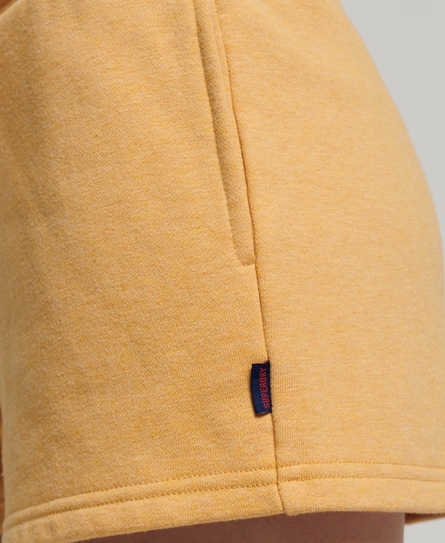 VINTAGE LOGO EMBROIDERY WOMEN'S YELLOW JERSEY SHORT