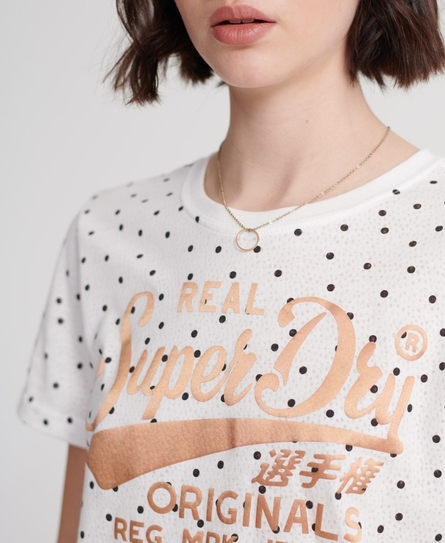 RO DOT AOP ENTRY TEE