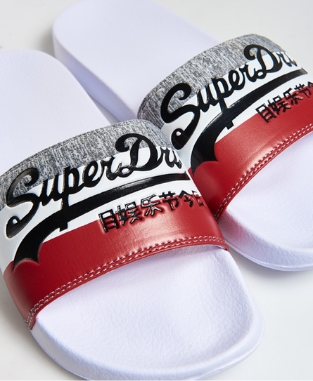 SUPERDRY VINTAGE LOGO POOL SLIDES