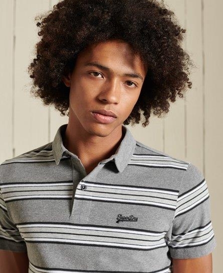 ACADEMY STRIPE POLO