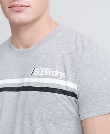 CORE LOGO SPORT STRIPE TEE